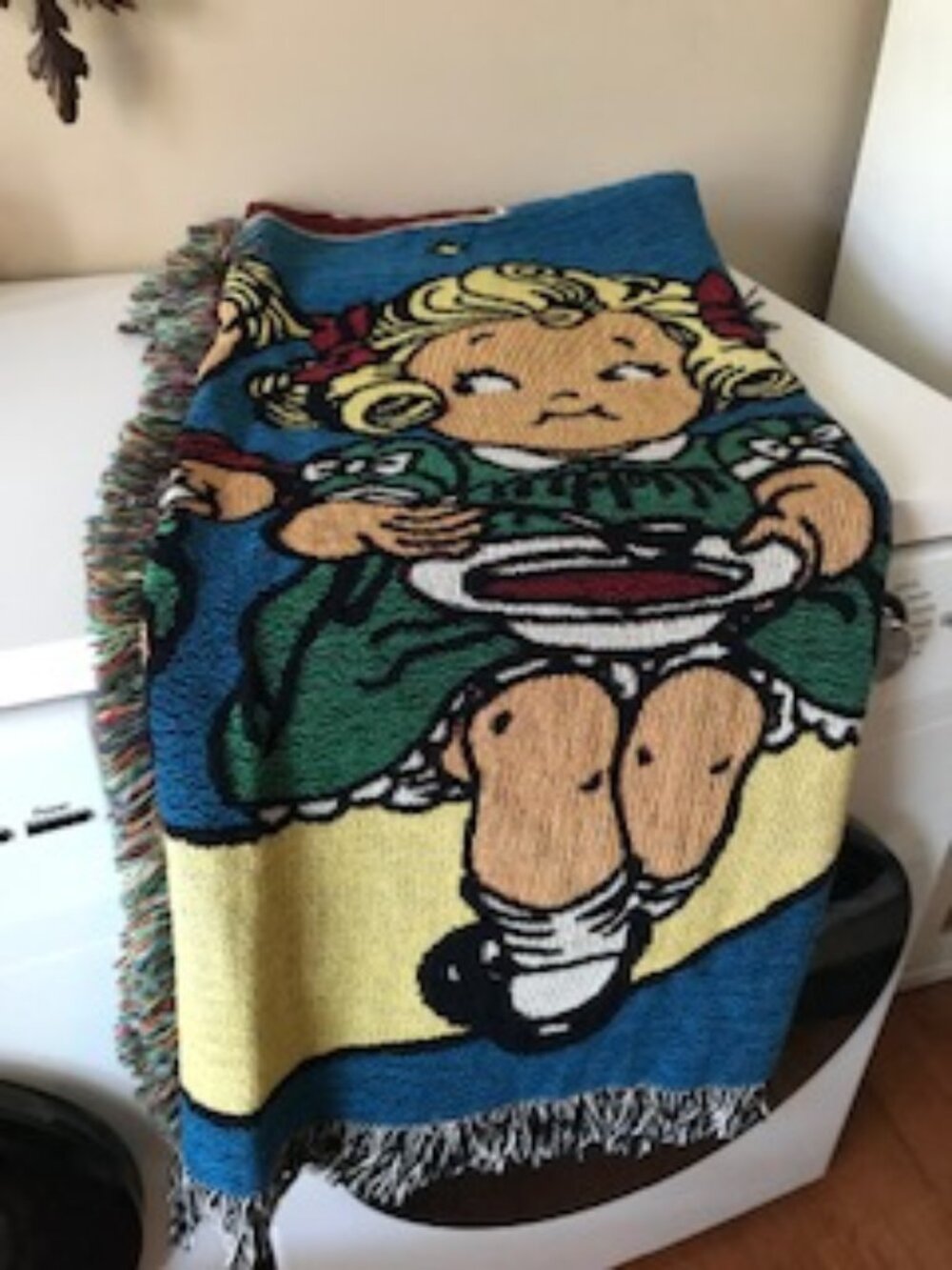 Collectible Throw - Campbells Kids - RARE - HARD TO FIND!!!!!
